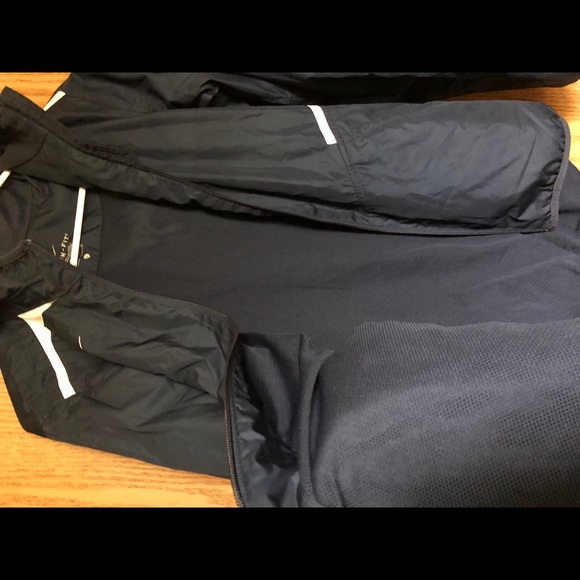 Nike Storm-Fit Lightweight Rain Jacket Size L Navy - Picture 5 of 7